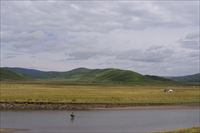 ８　四川北部チベット地域を流れる川